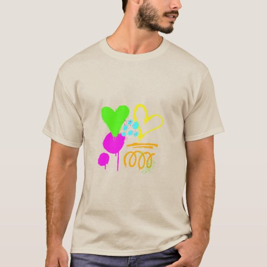 Arte em tintas T-Shirt (Vorderseite)