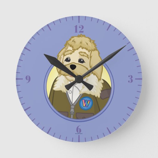 Arte Fact Runde Wanduhr (Vorderseite)