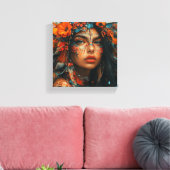 Arte Indígena Leinwanddruck (Insitu (Wohnzimmer))