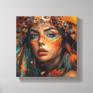 Arte Indígena Leinwanddruck