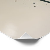 Arte Minimal Abstracto Esencia Natural Poster (Ecke)