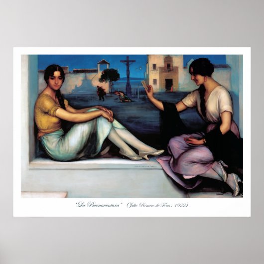 Arte Pintura, Buenaventura, Julio Romero de Torres Poster (Vorne)