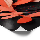 Arte Tropical Abstracto Vitalidad Natural Poster (Ecke)