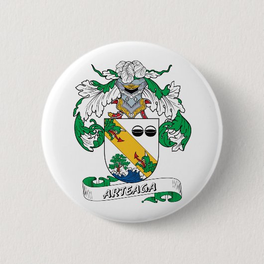 Arteaga Familienwappen Button (Vorderseite)