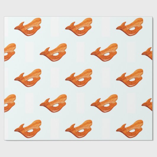 Arted back mermaid Thunder_Cove Geschenkpapier (Flach)