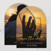 Arted Foto Save the Date Einladung (Vorne/Hinten)