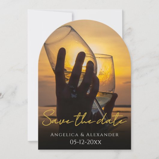 Arted Foto Save the Date Einladung (Vorderseite)