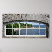 Arted Window with Sea View Poster (Vorne)