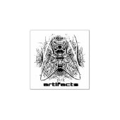 Artefakte Gummi Briefmarke Gummistempel (Prägung)