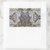 Artefaktführer Rechteckiger Aufkleber (Tasche)