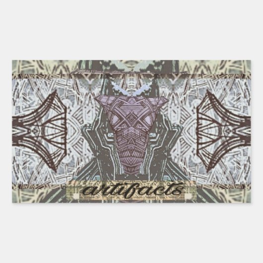 Artefaktführer Rechteckiger Aufkleber (Vorderseite)