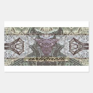 Artefaktführer Rechteckiger Aufkleber