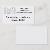 Artefaktkollektor-Visitenkarte Visitenkarte (Vorne/Hinten)