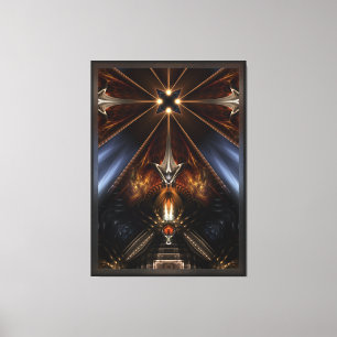 Arteknyia Fantasy Fraktal Art Komposition Leinwanddruck