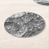 Artemis 1 Moon Mission Lunar Bild Runder Pappuntersetzer (Angewinkelt)