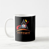Artemis 1 NASA Mond zu Mars Kaffeetasse (Links)