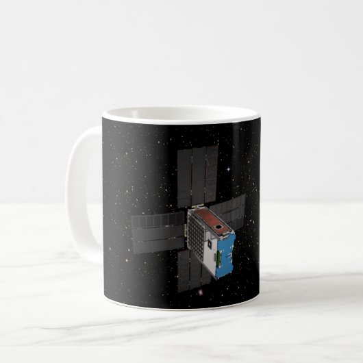 Artemis BioSentinel CubeSat Kaffeetasse (Vorderseite Links)
