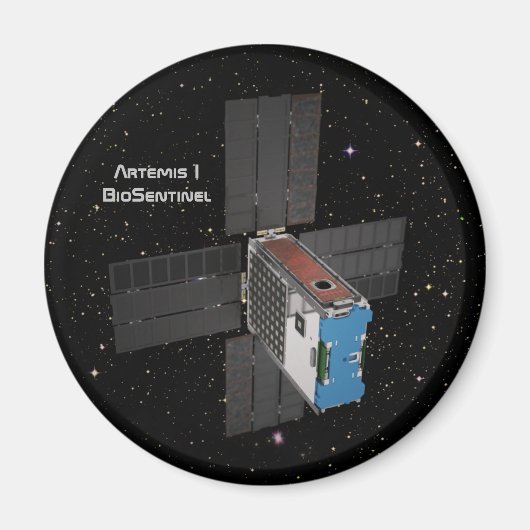 Artemis BioSentinel CubeSat Magnet (Vorne)
