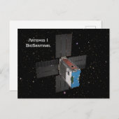 Artemis BioSentinel CubeSat Postkarte (Vorne/Hinten)