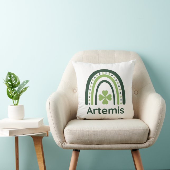 Artemis Clover Boho Rainbow Kissen (Stuhl )