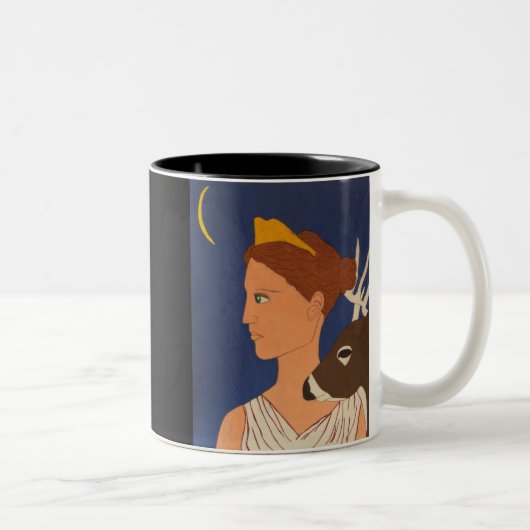Artemis: Die Mondgöttin Zweifarbige Tasse (Rechts)
