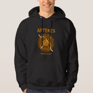 Artemis Goddess of the Hunt Ancient Greece Mytholo Hoodie