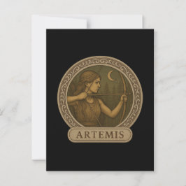 Artemis Goddess of the Hunt Postcard Postkarte