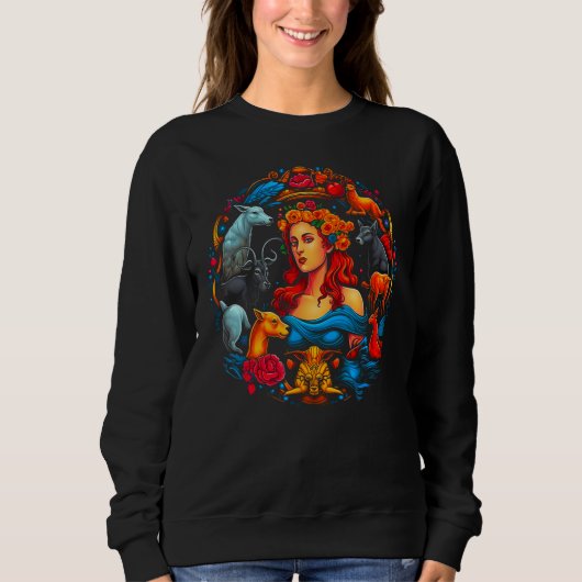 Artemis Greek Goddess Sweatshirt (Vorderseite)