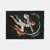 Artemis griechische Göttin der Jagd auf das alte G Fleecedecke (Vorderseite (Horizontal))