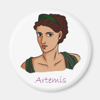 Artemis - Griechische Göttin des Mondmagneten Magnet