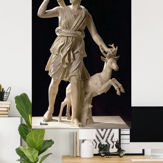 Artemis / Griechische Göttin / NASA / Poster (Heimbüro)