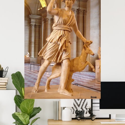 Artemis / Griechische Göttin / NASA / Poster (Heimbüro)