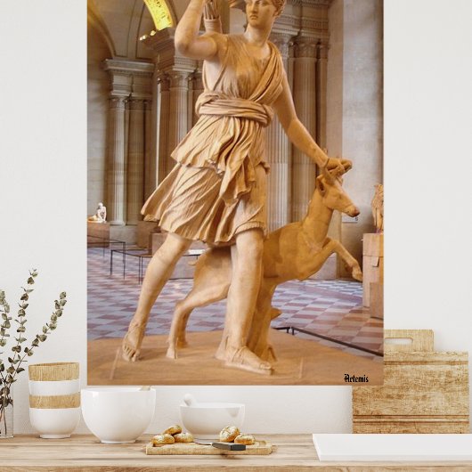 Artemis / Griechische Göttin / NASA / Poster (Küche)