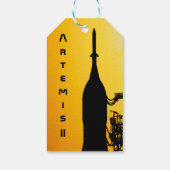 Artemis II auf der Startrampe Geschenkanhänger (Rückseite)