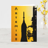 Artemis II auf der Startrampe Karte (Gelbe Blume)