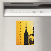 Artemis II auf der Startrampe Magnet (In Situ (Geschirrspüler))