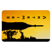 Artemis II auf der Startrampe Magnet (Horizontal)