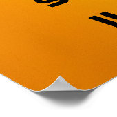Artemis II auf der Startrampe Poster (Ecke)