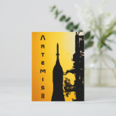 Artemis II auf der Startrampe Postkarte (Stehend Vorderseite)