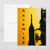 Artemis II auf der Startrampe Postkarte (Vorne/Hinten)