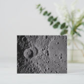 Artemis II Lunar Craters Postkarte (Stehend Vorderseite)