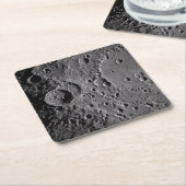 Artemis II Lunar Craters Rechteckiger Pappuntersetzer (angewinkelt)
