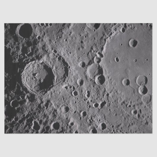 Artemis II Lunar Craters Seidenpapier (Vorderseite)
