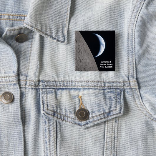 Artemis II Lunar Flyby Button (Beispiel)