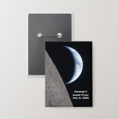 Artemis II Lunar Flyby Button (Vorderseite/Rückseite)