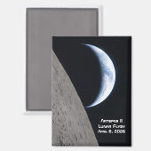 Artemis II Lunar Flyby Magnet (Vorderseite/Rückseite)