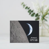 Artemis II Lunar Flyby Postkarte (Stehend Vorderseite)
