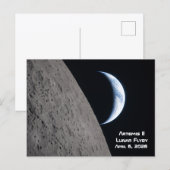 Artemis II Lunar Flyby Postkarte (Vorne/Hinten)