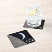 Artemis II Lunar Flyby Rechteckiger Pappuntersetzer (Vor Ort)