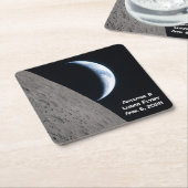 Artemis II Lunar Flyby Rechteckiger Pappuntersetzer (angewinkelt)